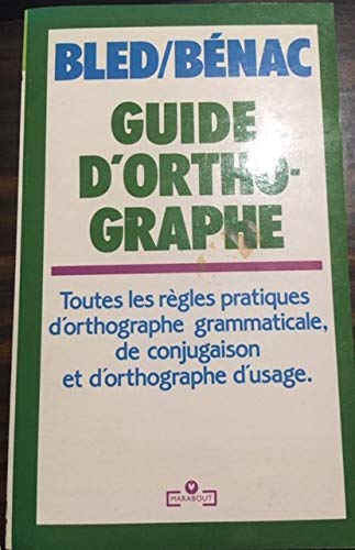 Guide d'orthographe 9782501011334