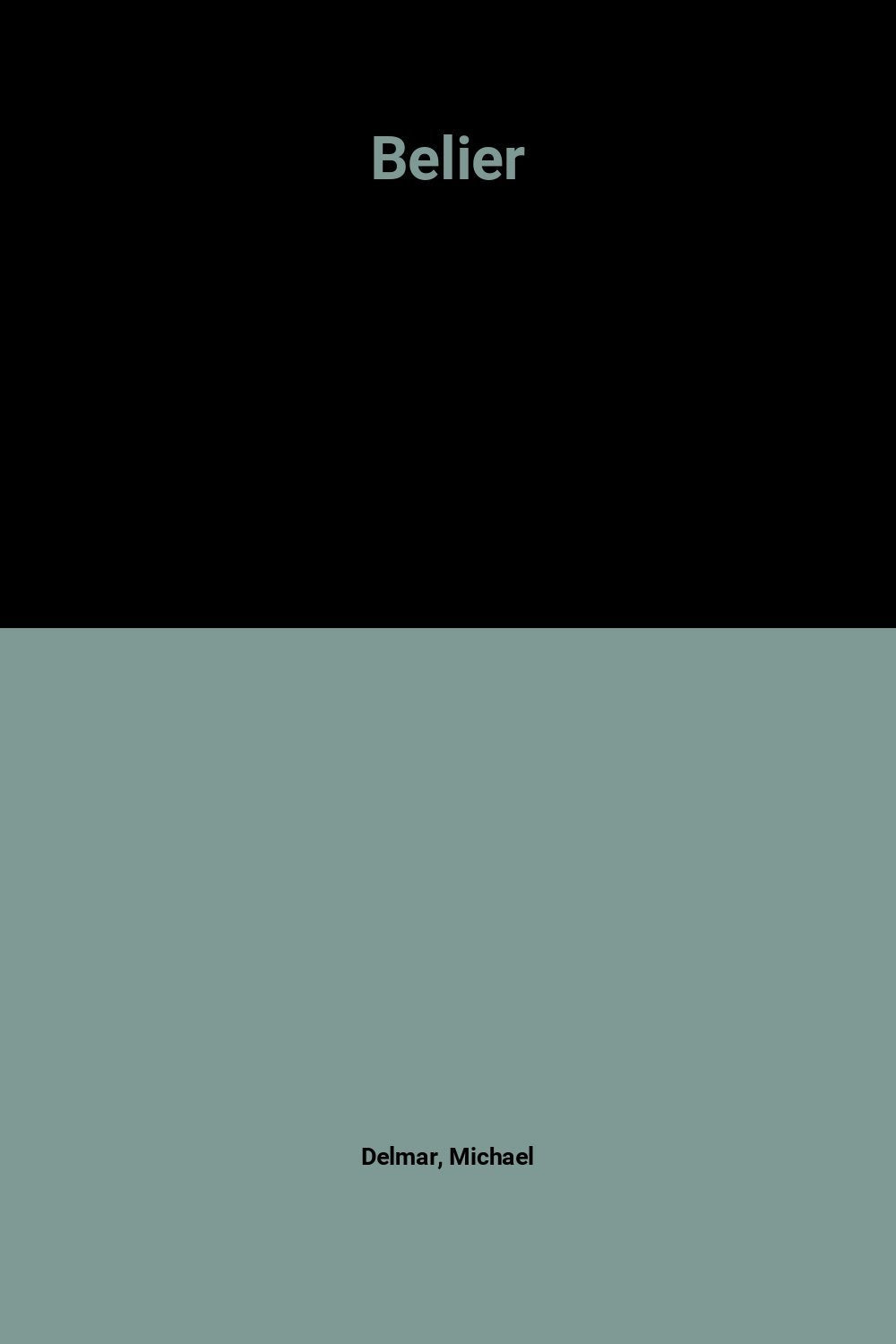 Belier 9782863910931