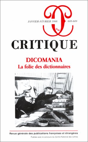 Dicomania : la folie des dictionnaires. 9782707316295