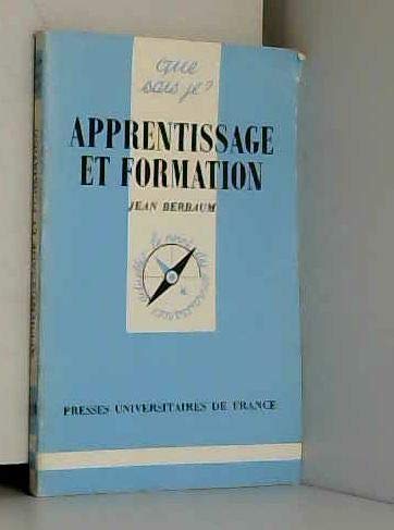 Apprentissage et formation 9782130449713