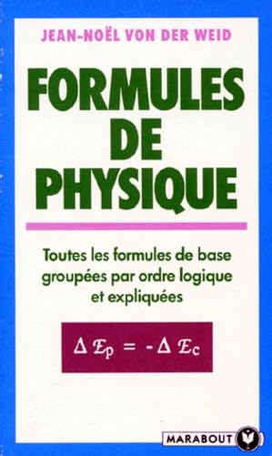 Formules de physique 9782501020763
