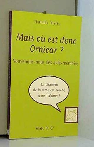 Mais où est donc Ornicar 9782913588066