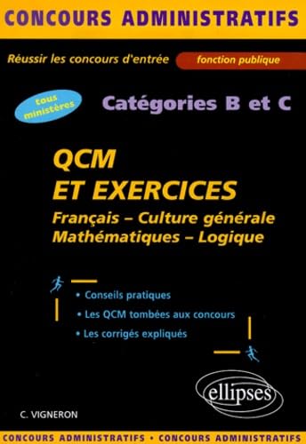 QCM et exercices : Français, catégories B et C 9782729801182