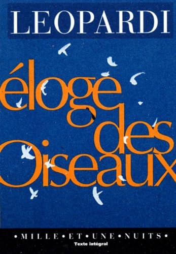 Éloge des oiseaux 9782910233853