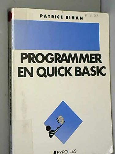 Programmer quick basic 9782212081893