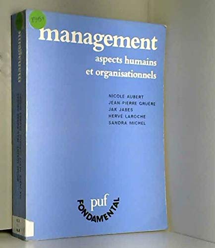 Management : Aspects humains et organisationnels 9782130449102