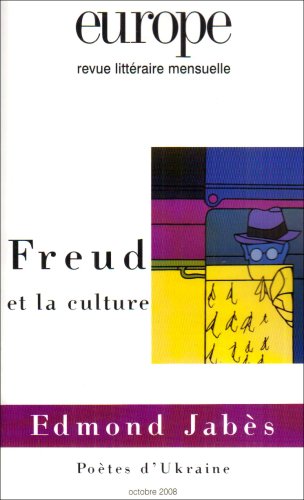 EUROPE FREUD ET LA CULTURE 954 OCTOBRE 2008 9782351500194