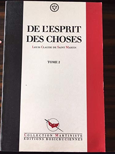 De l'esprit des choses ou coup d'oeil philosophique sur la nature des etres... 9782850950780