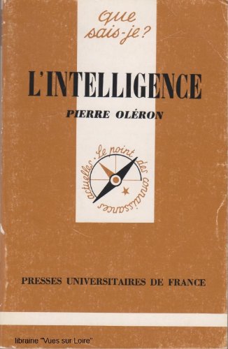 L'Intelligence 9782130397267