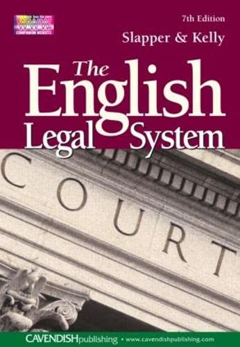 English Legal System 9781859419458