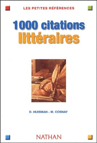 1000 citations littéraires 9782091840154