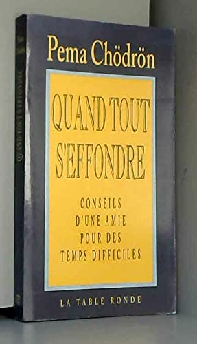 Quand tout s'effondre: Conseils d'une amie pour des temps difficiles 9782710308539