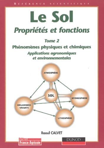 Le sol, propriétés et fonctions, tome 2 : Phénomènes physiques et chimiques, les fonctions du sol. 9782855570846