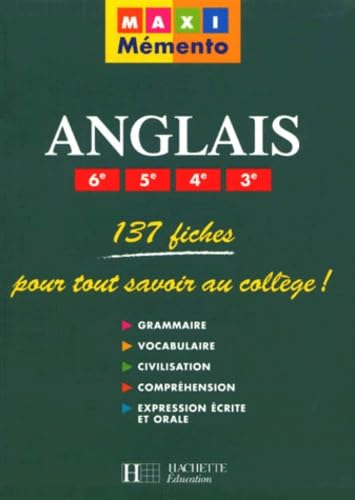 Anglais 6e, 5e, 4e, 3e 9782011679697