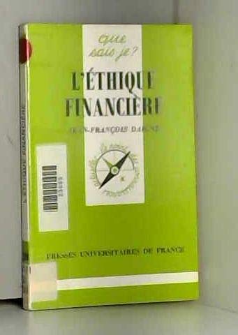 L'éthique financière 9782130439561