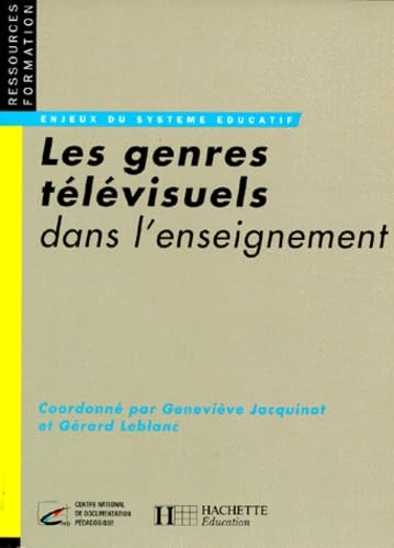 Les genres télévisuels dans l'enseignement 9782011704191