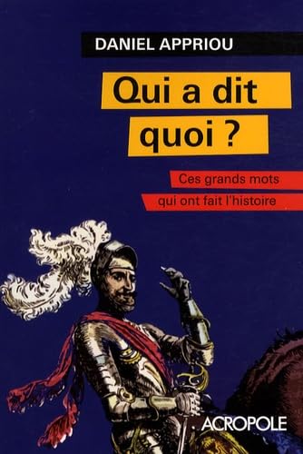 QUI A DIT QUOI 9782735703180