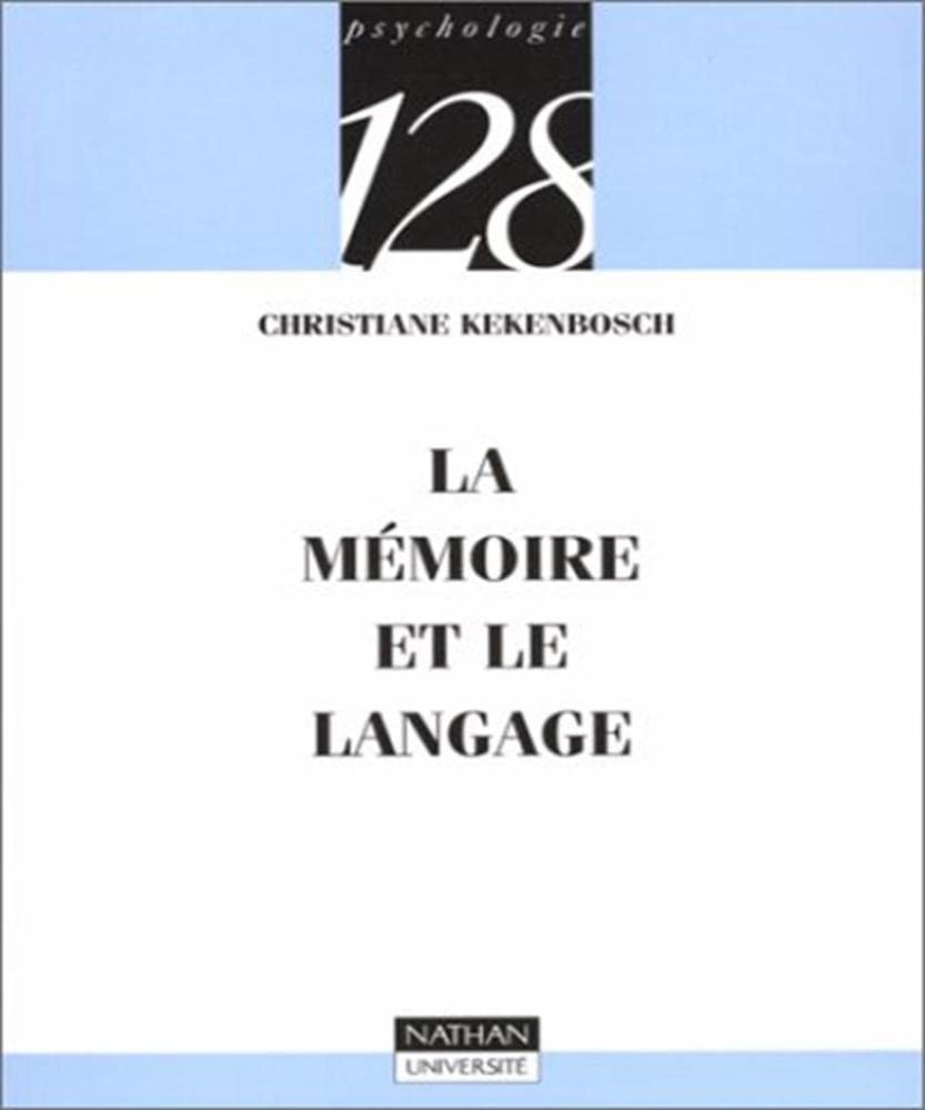La mémoire et le langage 9782091906836