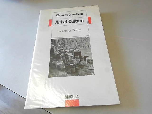 Clément GREENBERG "Art et culture. Essais critiques" Macula, 1994