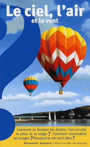 Le ciel, l'air et le vent 9782070511792