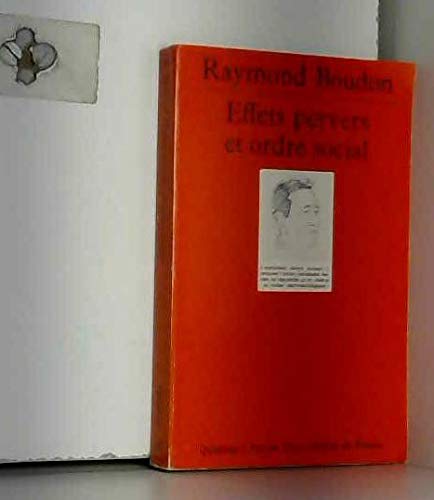 Effets pervers et ordre social 9782130418375