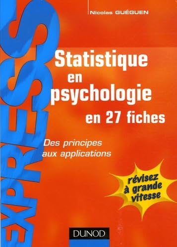 Statistiques en psychologie 9782100495634