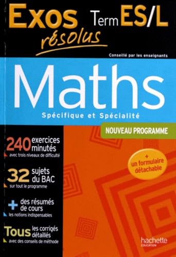 Maths Tle ES/L, Enseignement spécifique et spécialité 9782011608383