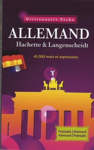 Dictionnaire Allemand Hachette Langenscheidt Français-Allemand, Allemand-Français 9782012814332