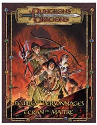 Ecran : Dungeons & Dragons v,3,5 (+Feuilles de Personnages) 9782847850413