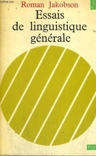Essais de linguistique generale - collection points n°17