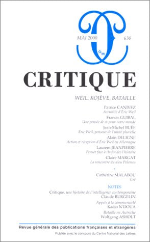 Critique, numéro 636 9782707317117