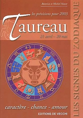 Taureau. Previsions 2003 9782732838533