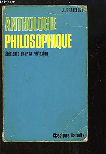 Anthologie philosophique 9782010006463