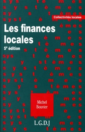 Les Finances Locales. 5eme Edition 9782275016825
