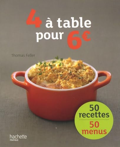 4 à table pour 6 euros 9782012379367