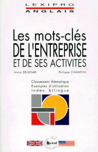 Les mots clés de l'entreprise et de ses activités 9782853944991