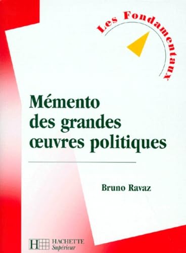 Mémento des grandes oeuvres politiques 9782011452979