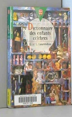 Dictionnaire des enfants célèbres 9782013215350