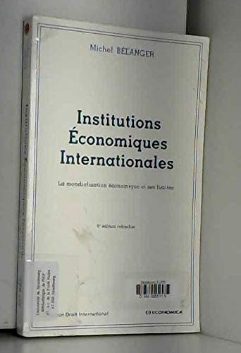 Institutions économiques internationales 9782717830989