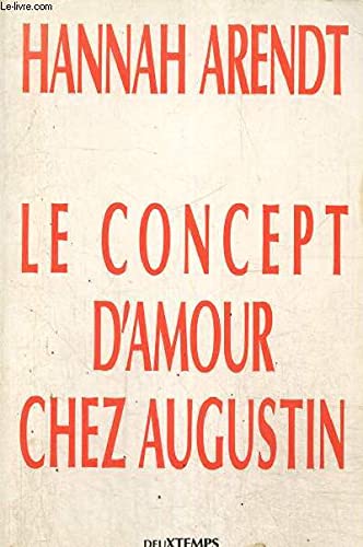 Le concept d'amour chez Augustin 9782903144654