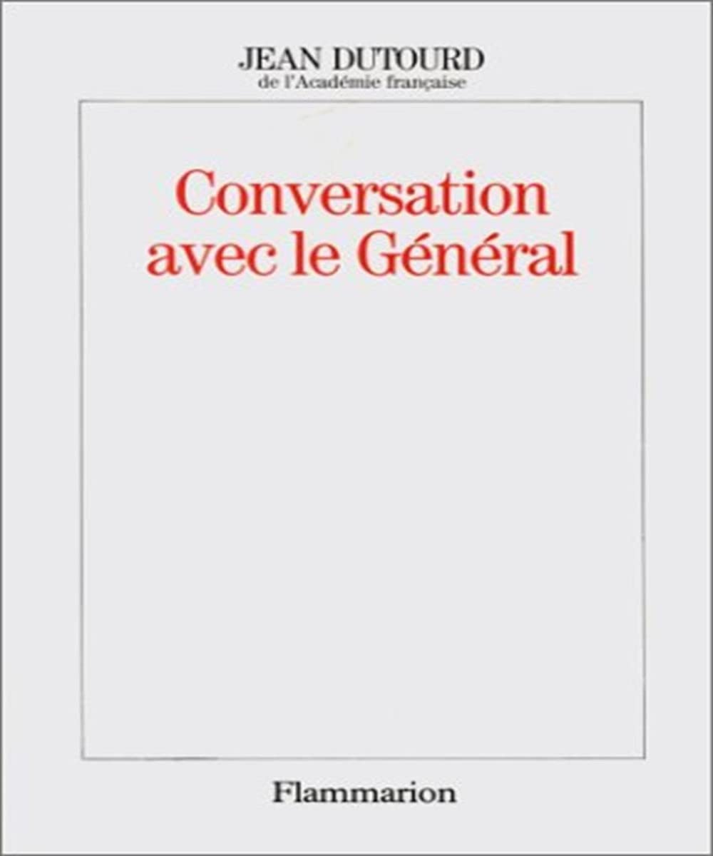Conversation avec le Général 9782080664891