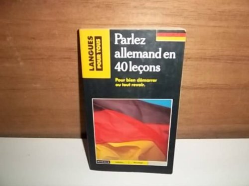 Allemand Pour Tous En 40 Lecons 9782266056175