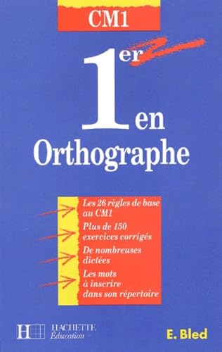 1er en orthographe, CM1 9782011667922