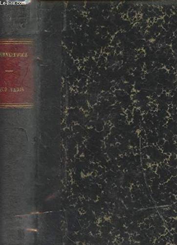 Quo vadis: - EDITION - TRADUCTION INTEGRALE 9782080703620