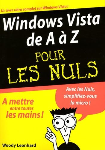 Windows Vista de A à Z pour les nuls 9782754005401