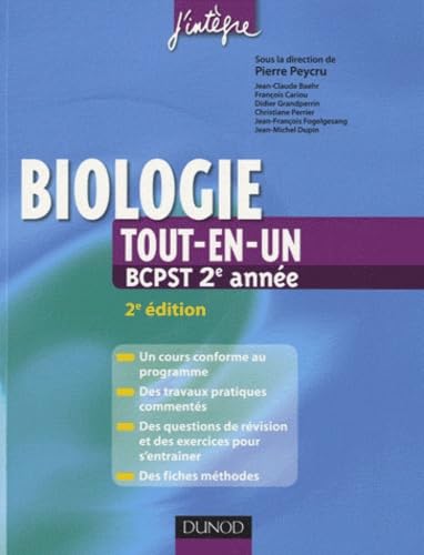 Biologie tout-en-un BCPST 2e année 9782100544912