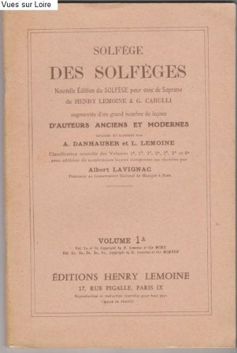 Solfège des solfèges Volume 1A