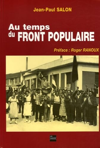 Au temps du Front Populaire 9782912032911