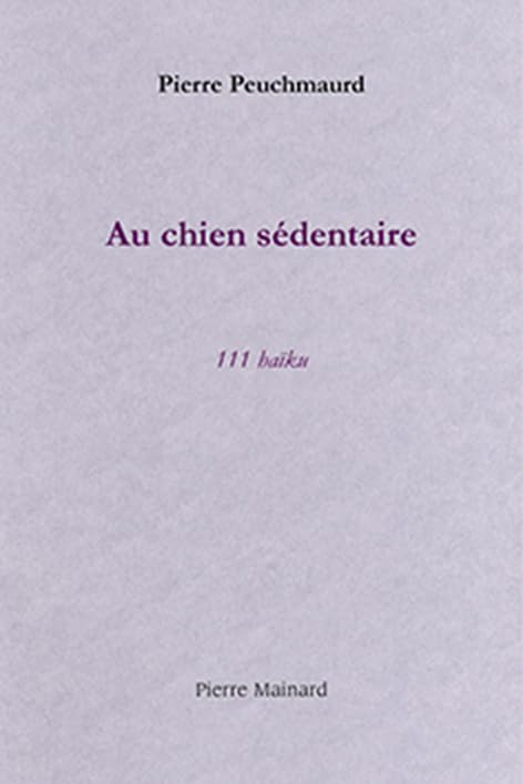 Au chien sedentaire 9782913751255