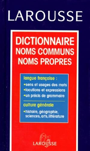Dictionnaire Noms Communs Noms Propres. Precis De Grammaire 9782033200268